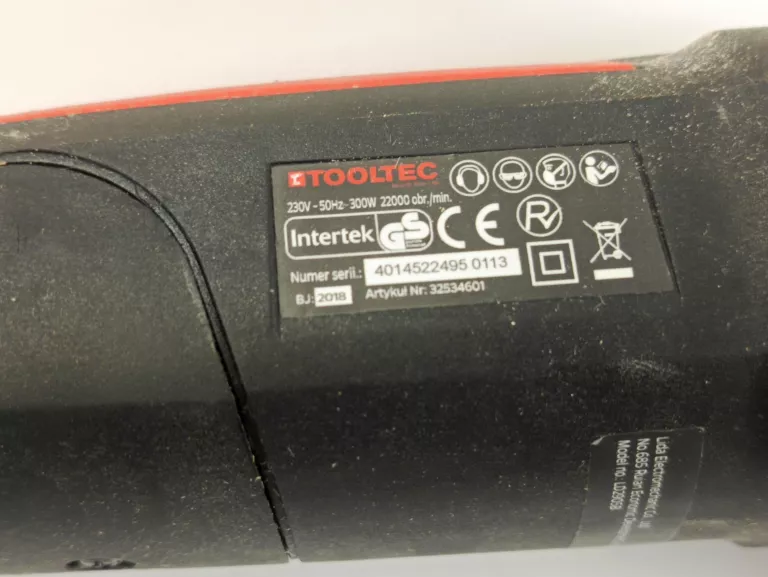 NARZĘDZIE WIELOFUNKCYJNE TOOLTEC 300W