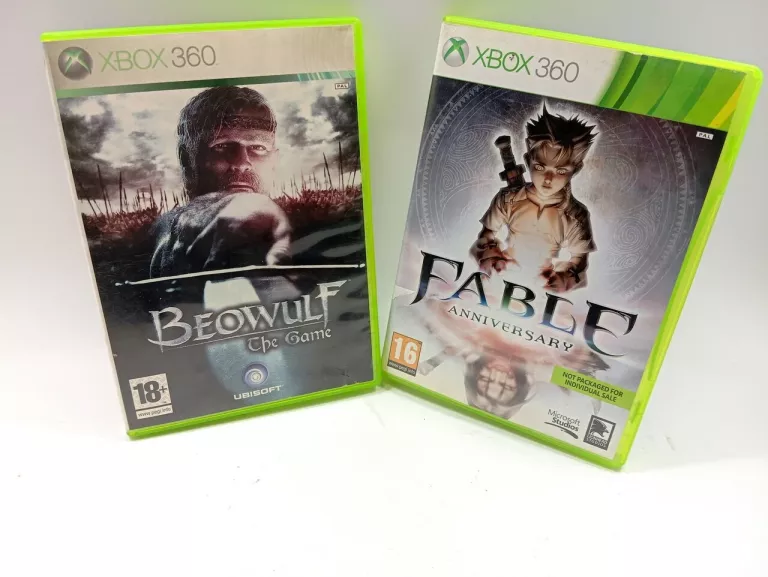 2 GRY XBOX 360/FABLE ANNIVERSARY I BEOWULF THE GAME/