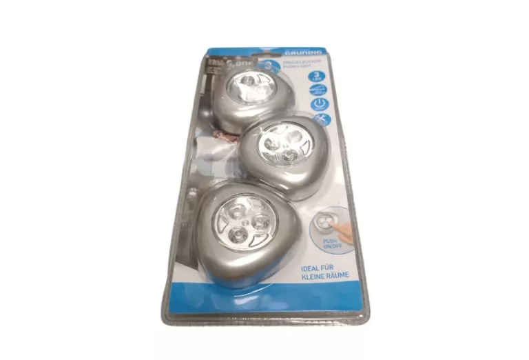 3X LAMPKA GRUNDIG SREBRNA PRZYKLEJANE