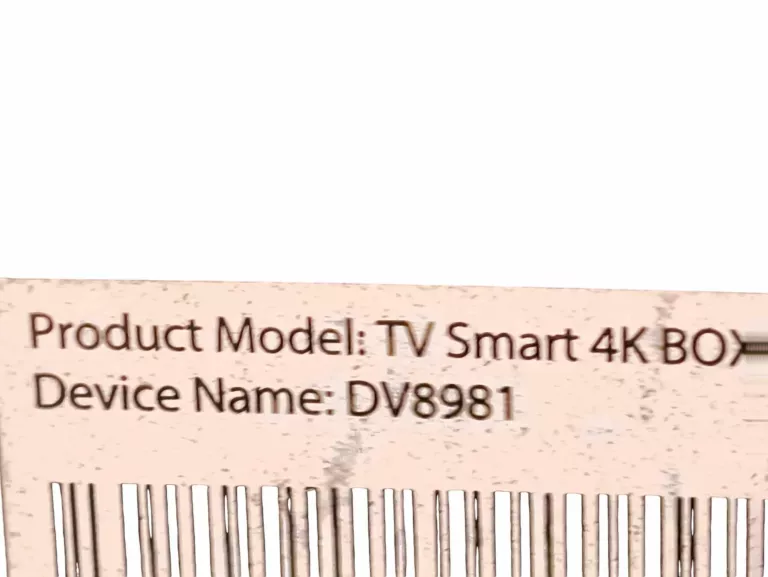 TV SMART 4K BOX DV8981