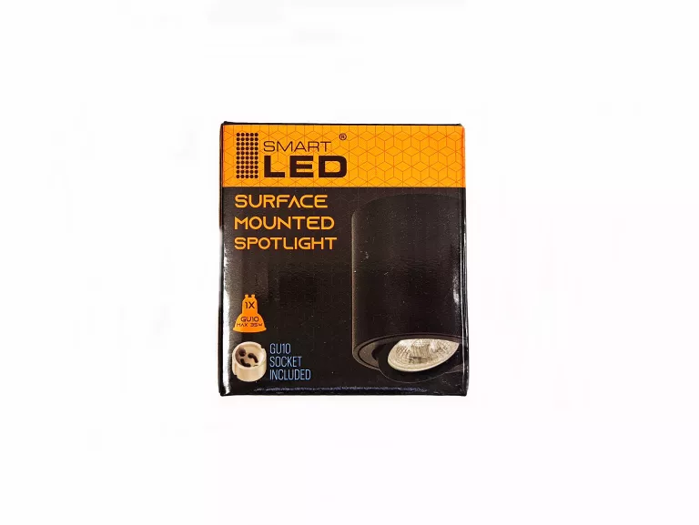 OPRAWA NATYNKOWA HALOGENOWA GU10 TUBA LED SPOT KINKIET SUFITOWY CZARNY