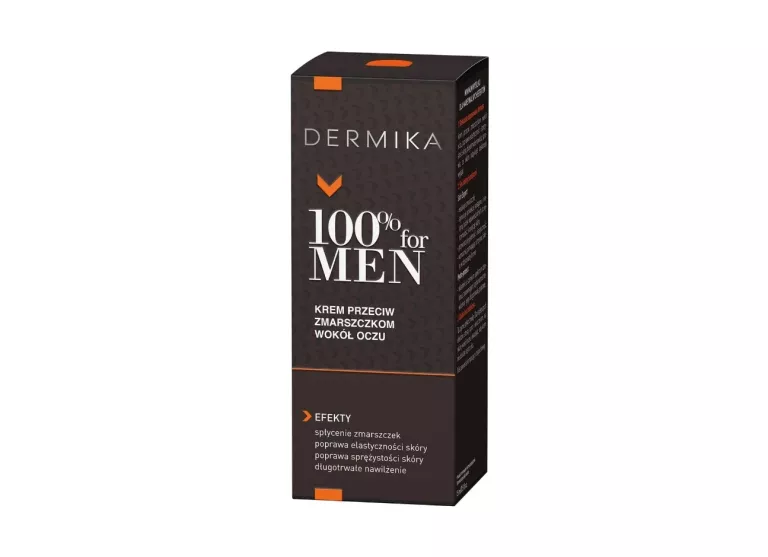 DERMIKA 100% FOR MEN KREM PRZECIWZMARSZCZKOWY POD OCZY DLA MĘŻCZYZN 15ML