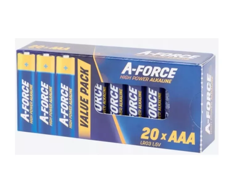 BATERIA ALKALICZNA A-FORCE AAA (R3) 20 SZT