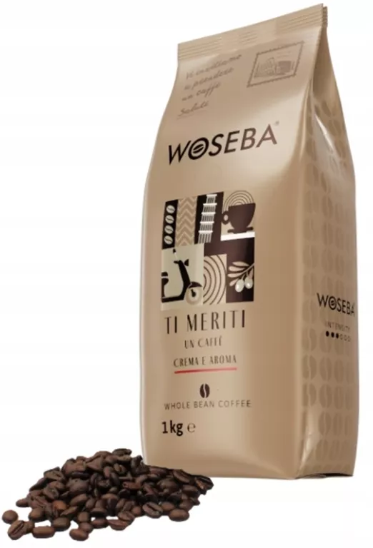 WOSEBA TI MERITI CREMA E AROMA 1KG KAWA ZIARNISTA