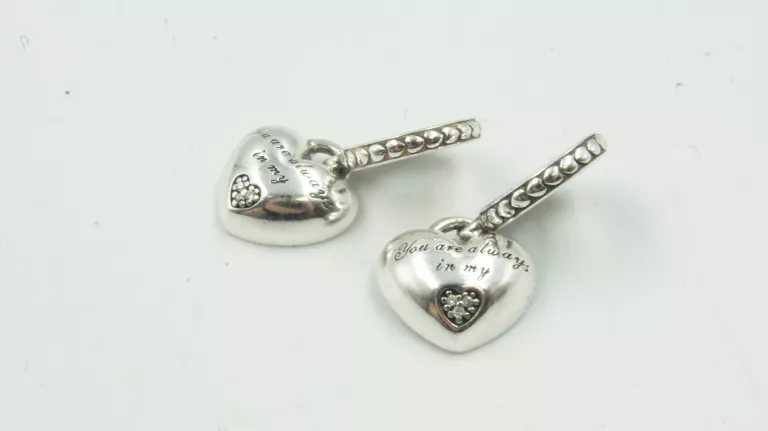 PODÓWJNY SREBRNY CHARMS PANDORA MATKA - CÓRKA 925 6,45G