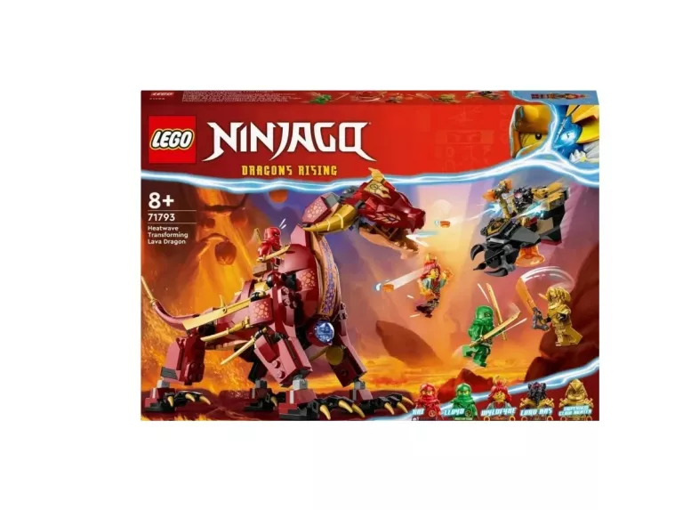 LEGO NINJAGO LAWOWY SMOK ZMIENIAJĄCY SIĘ W FALĘ OGNIA 71793