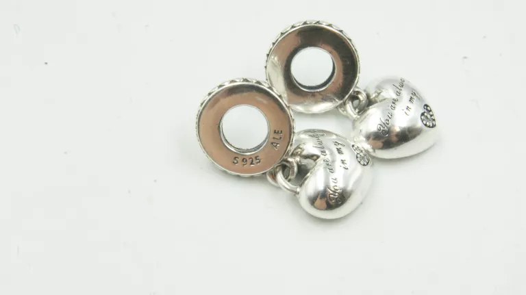 PODÓWJNY SREBRNY CHARMS PANDORA MATKA - CÓRKA 925 6,45G
