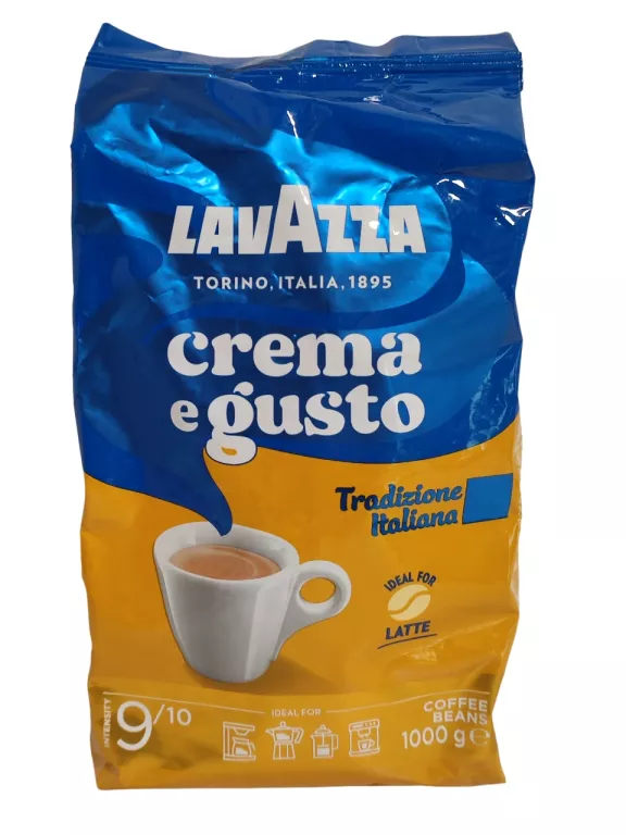 LAVAZZA CREMA E GUSTO TRADIZIONE ITALIANA LATTE KAWA ZIARNISTA 1000 G