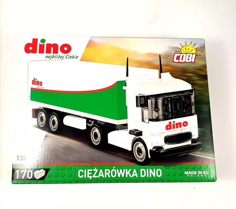 KLOCKI COBI CIĘŻARÓWKA DINO