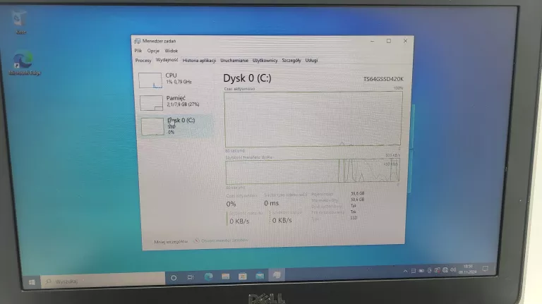 LAPTOP DELL LATITUDE E6420 (ZASILACZ)