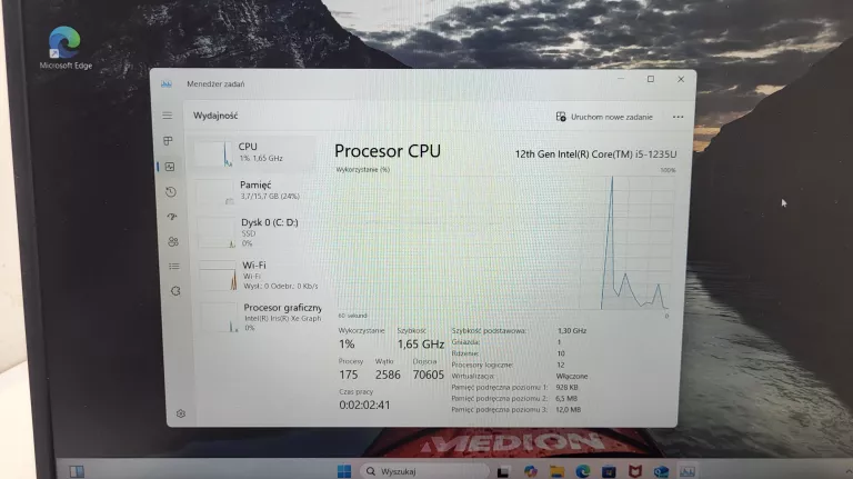 LAPTOP MEDION AKOYA E15433 (ZASILACZ)