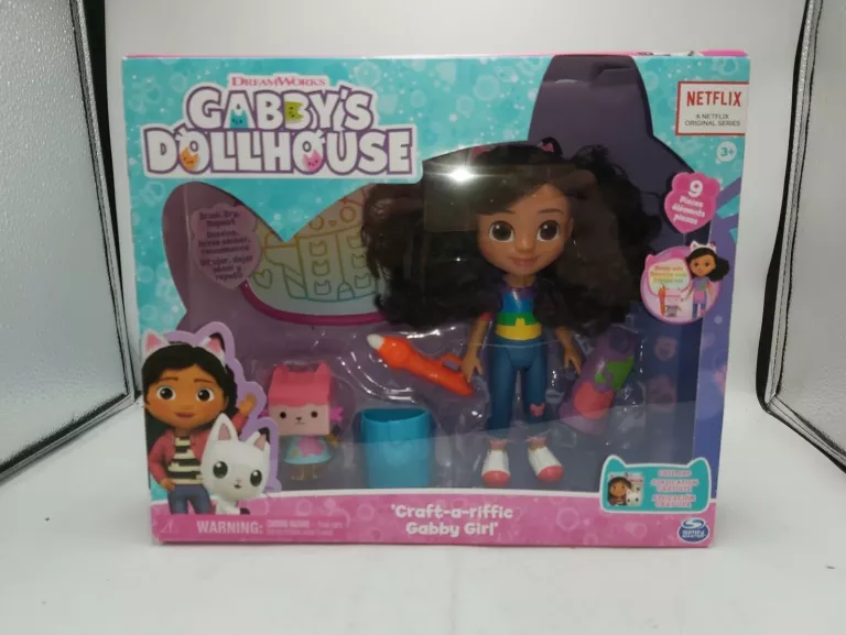 GABBY'S DREAMHOUSE CRAFT-A-RIFFIC MIZ KOCI DOMEK GABI: ZESTAW ARTYSTYCZNY!
