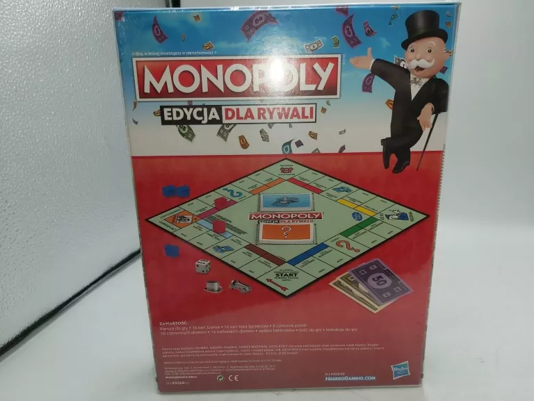 GRA MONOPOLY EDYCJA DLA RYWALI! HASBRO