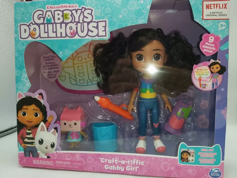 GABBY'S DREAMHOUSE CRAFT-A-RIFFIC MIZ KOCI DOMEK GABI: ZESTAW ARTYSTYCZNY!