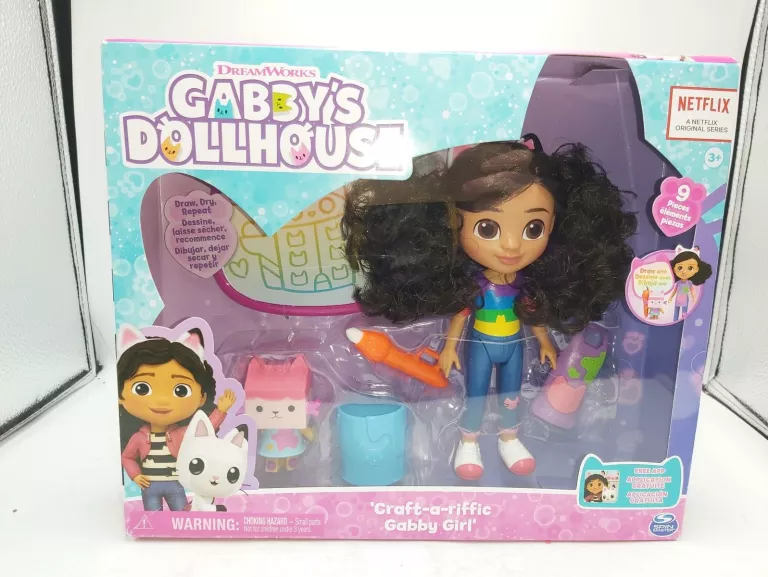 GABBY'S DREAMHOUSE CRAFT-A-RIFFIC MIZ KOCI DOMEK GABI: ZESTAW ARTYSTYCZNY!