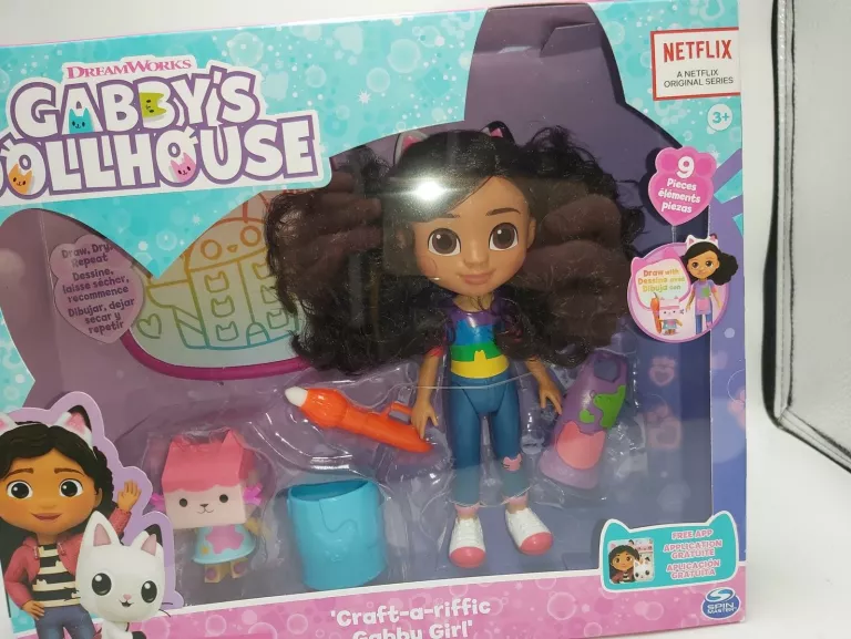 GABBY'S DREAMHOUSE CRAFT-A-RIFFIC MIZ KOCI DOMEK GABI: ZESTAW ARTYSTYCZNY!