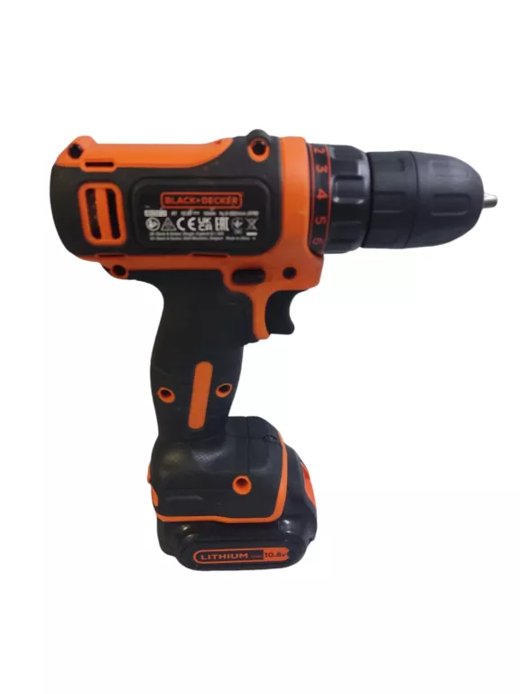 WKRĘTARKA BLACK + DECKER BDCDD12 + BATERIA 1.5AH 10.8V + PUDEŁKO