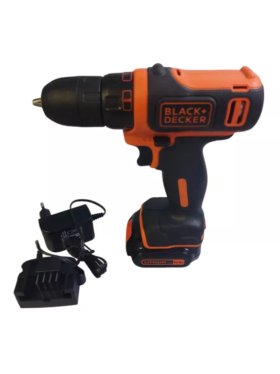 WKRĘTARKA BLACK + DECKER BDCDD12 + BATERIA 1.5AH 10.8V + PUDEŁKO