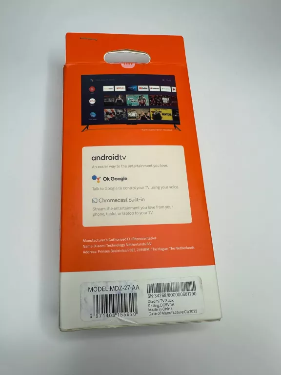 ODTWARZACZ MULTIMEDIALNY XIAOMI MI TV STICK MDZ-27-AA