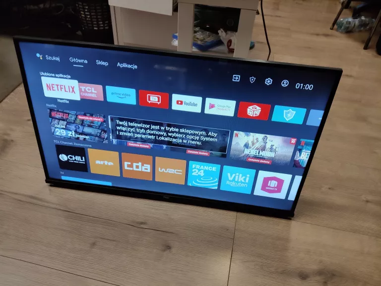 TELEWIZOR TCL 32S615 + PILOT