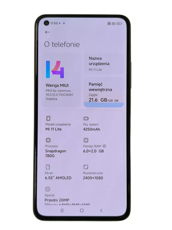 XIAOMI MI 11 LITE 6/128 GB 5G