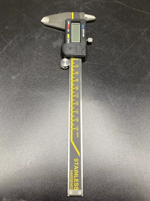 SUWMIARKA ELEKTRONICZNA DWUSZCZĘKOWA METALOWA STAINLESS HARDENED 150 MM