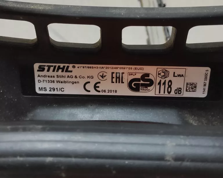 PIŁA SPALINOWA STIHL MS 291/C 2018 SAMA