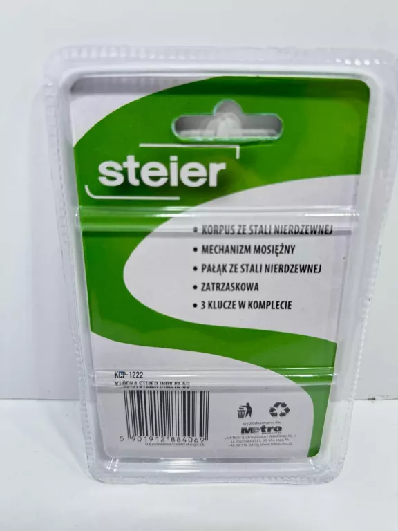KŁÓDKA ZE STALI NIERDZEWNEJ STEIER KL-50