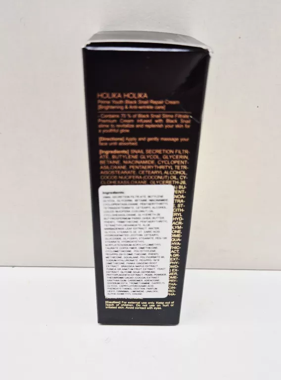 KREM PRZECIWSTARZENIOWY DO TWARZY HOLIKA HOLIKA BLACK SNAIL NA DZIEŃ 50 ML