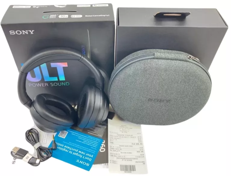 SŁUCHAWKI BEZPRZEWODOWE SONY ULT WEAR WH-ULT900NB BT 5.2 - GWARANCJA !!!