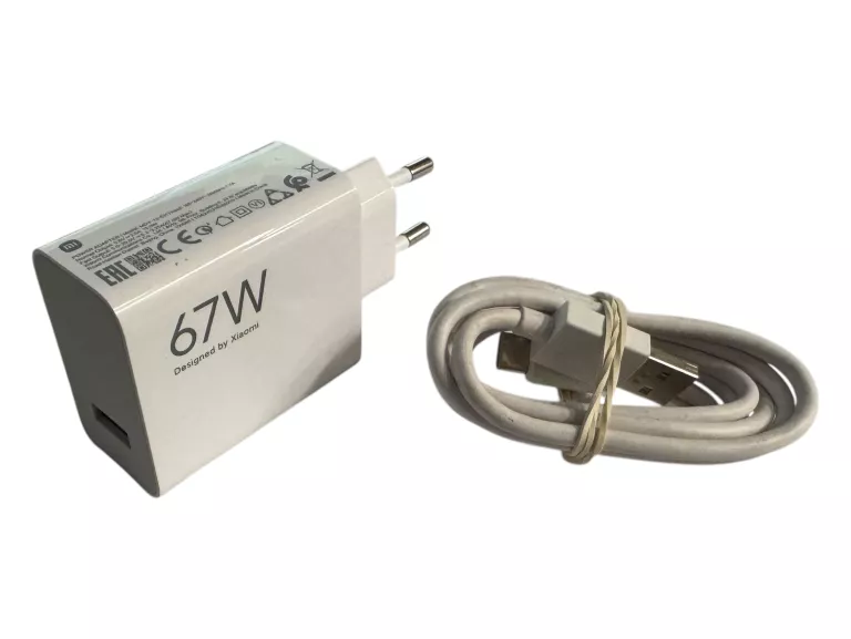 ORYGINALNA ŁADOWARKA SIECIOWA XIAOMI MDY-12-EH 67W QC 3.0 + KABEL USB-C