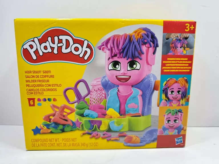 PLAY-DOH CIASTOLINA SALON FRYZJERSKI ZESTAW Z AKCESORIAMI F8807