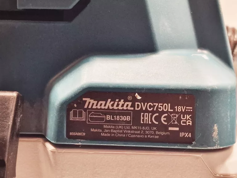 ODKURZACZ AKUMULATOROWY MAKITA DVC750L 18 V 2023