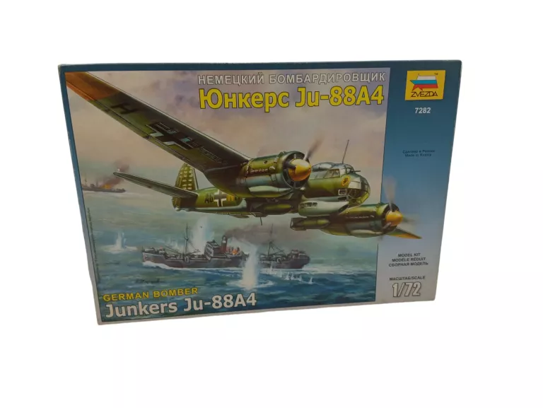 MODEL ZVEZDA 7282 JUNKERS JU-88A4 1:72