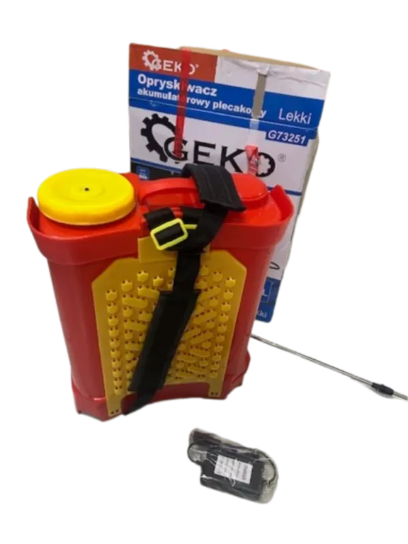 OPRYSKIWACZ AKUMULATOROWY PLECAKOWY GEKO 12V 16 G73251