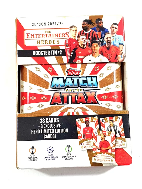 UEFA CHAMPIONS LEAGUE MATCH ATTAX 2024/25 MINI PUSZKA TIN 2