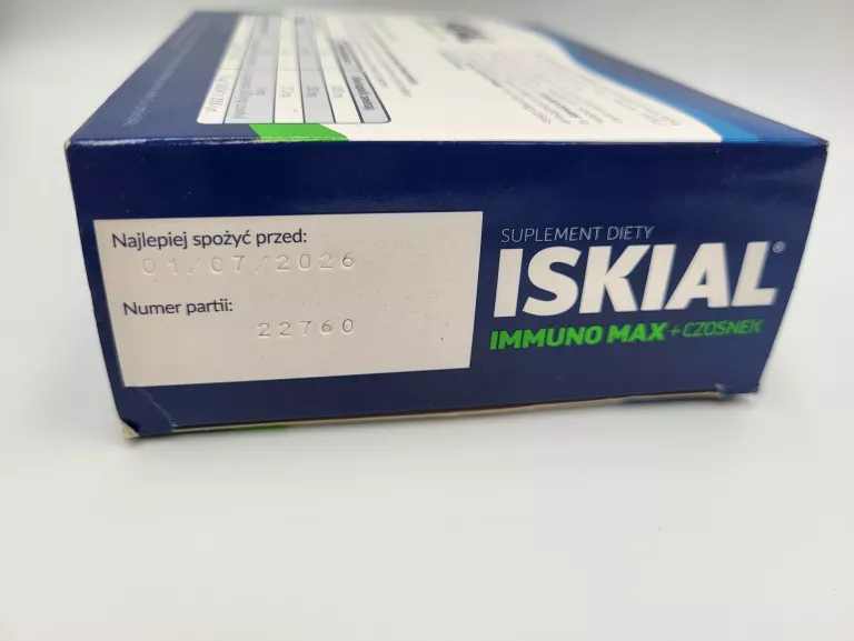 ISKIAL IMMUNO MAX + CZOSNEK KAPSUŁKI 120 SZTUK