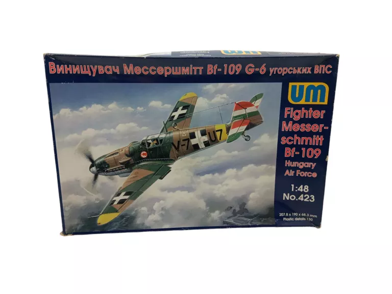 MODEL UNIMODELS NO.423 MESSERSCHMITT BF-109 G-6 1:48