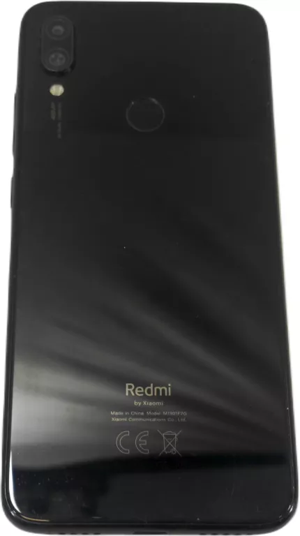 TELEFON XIAOMI REDMI NOTE 7 SPACE BLACK CZARNY 64/4 GB RAM PUDEŁKO