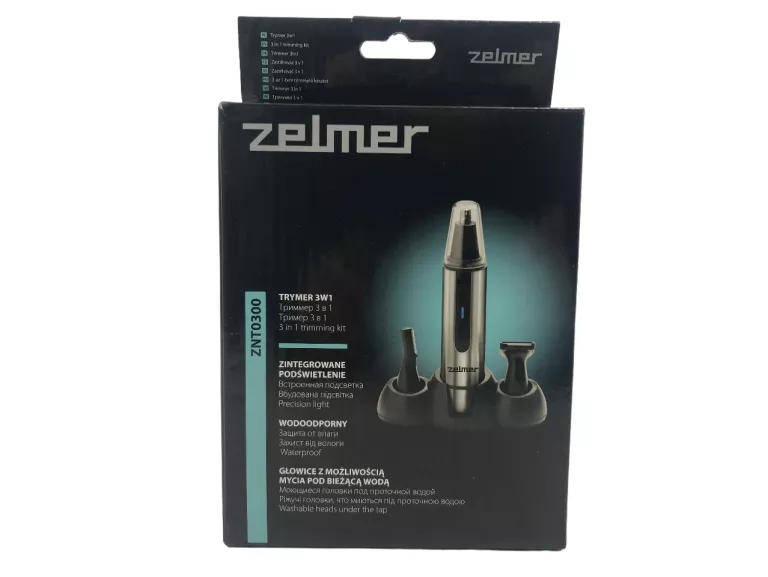 TRYMER ZELMER ZNT0300 DO NOSA USZU BRWI 3W1