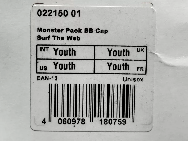 MŁODZIEŻOWA CZAPKA Z DASZKIEM PUMA MONSTER PACK