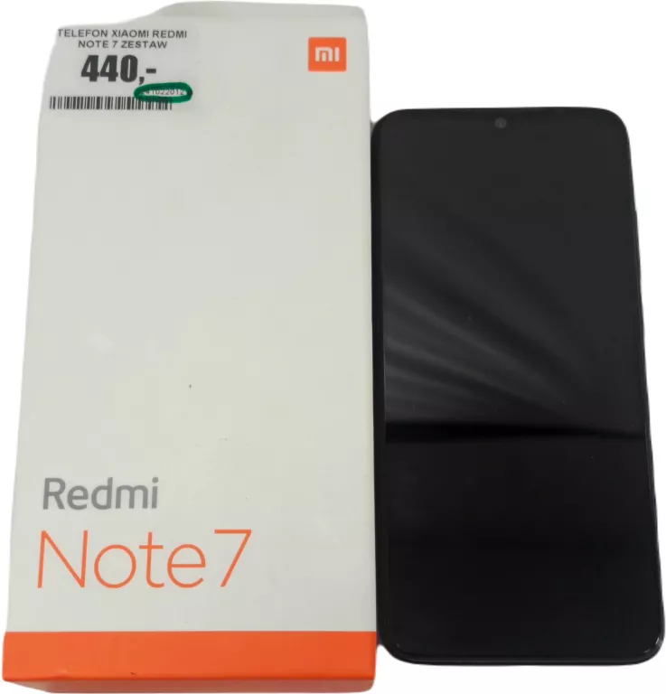 TELEFON XIAOMI REDMI NOTE 7 SPACE BLACK CZARNY 64/4 GB RAM PUDEŁKO