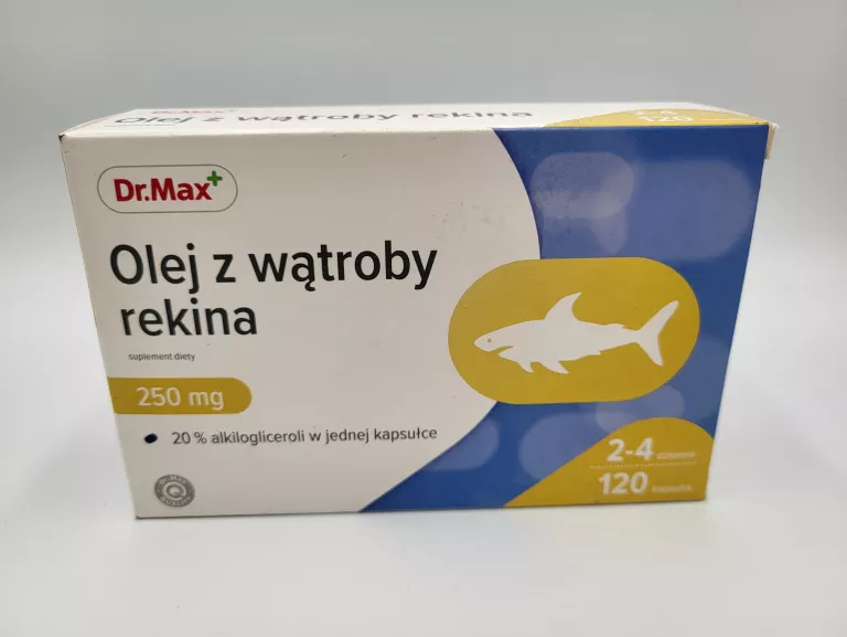 OLEJ Z WĄTROBY REKINA DR.MAX, 120 KAPSUŁEK