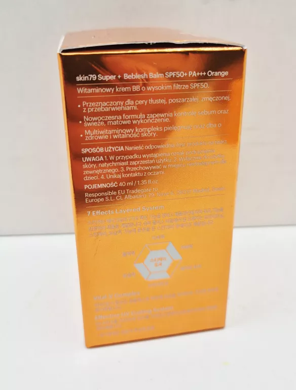 SKIN79 BEBLESH BALM ORANGE BB KREM SPF 50+ PA+++ WYRÓWNUJĄCY KOLORYT 40ML