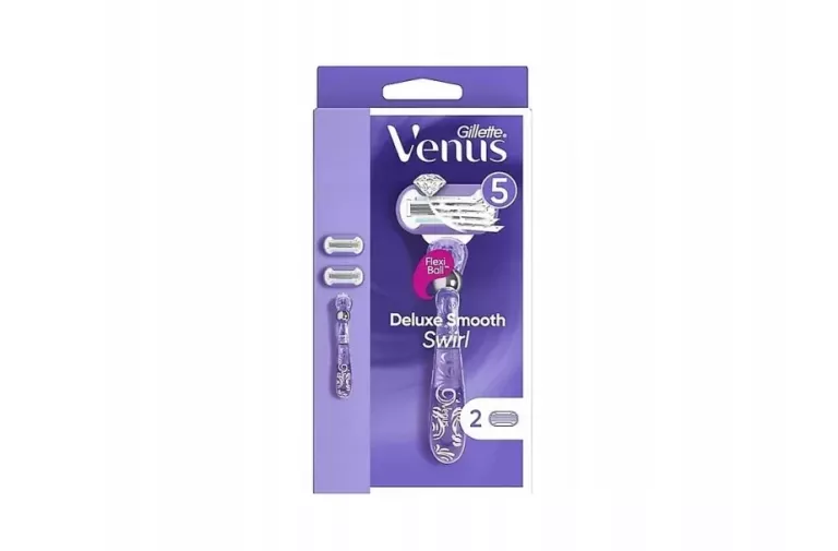 GOLARKA GILLETTE VENUS DELUXE SMOOTH SWIRL 2 KOŃCÓWKI GŁÓWKI STAN IDEAŁ