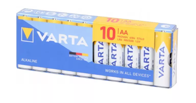 BATERIE AA LR6 VARTA ENERGY W OPAKOWANIU 10SZT