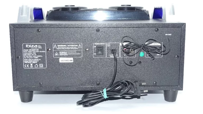 BOOMBOX 120W IBIZA SPLBOX120 ZESTAW