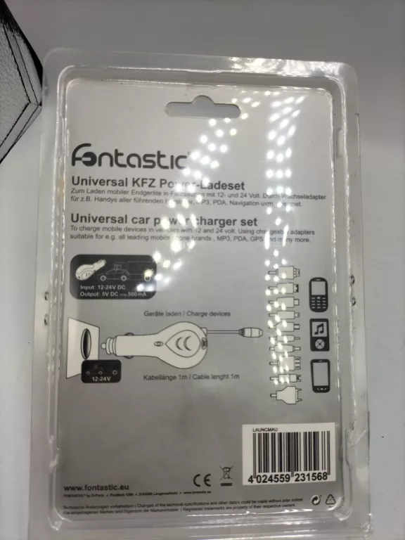 ladowarka-sieciowa-fantastic-usb-kfz-ladeset-500ma-ean-gtin-5907504583761