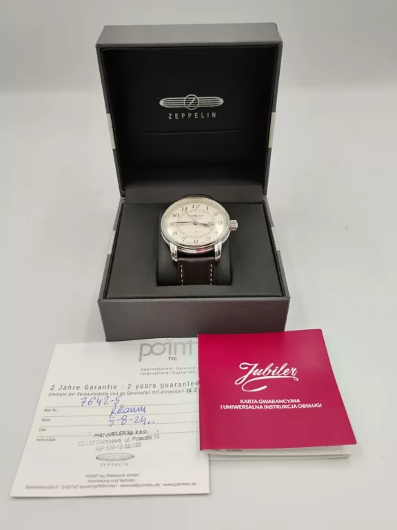 ZEGAREK ZEPPELIN 7642-5 LZ-127 KOMPLET CERTYFIKAT