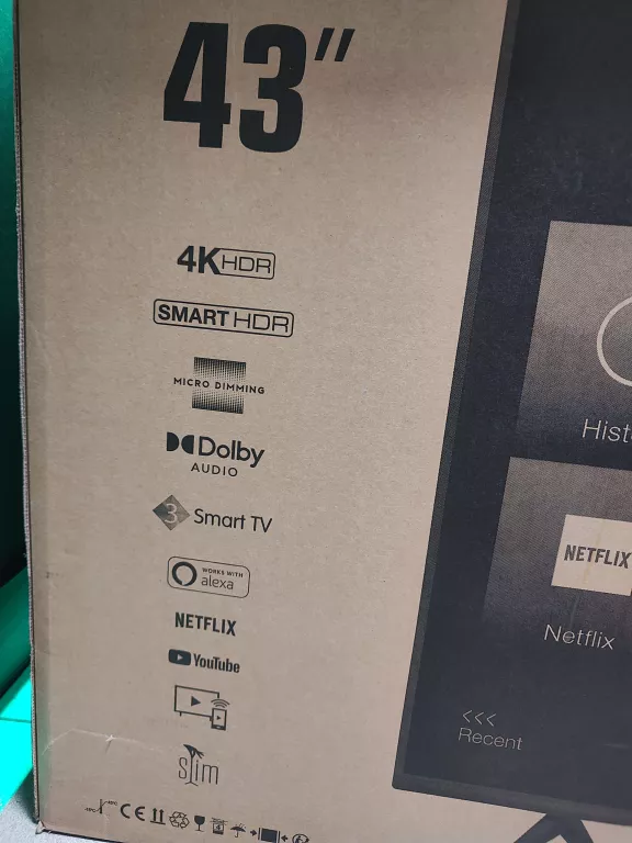 TELEWIZOR TCL 43P610